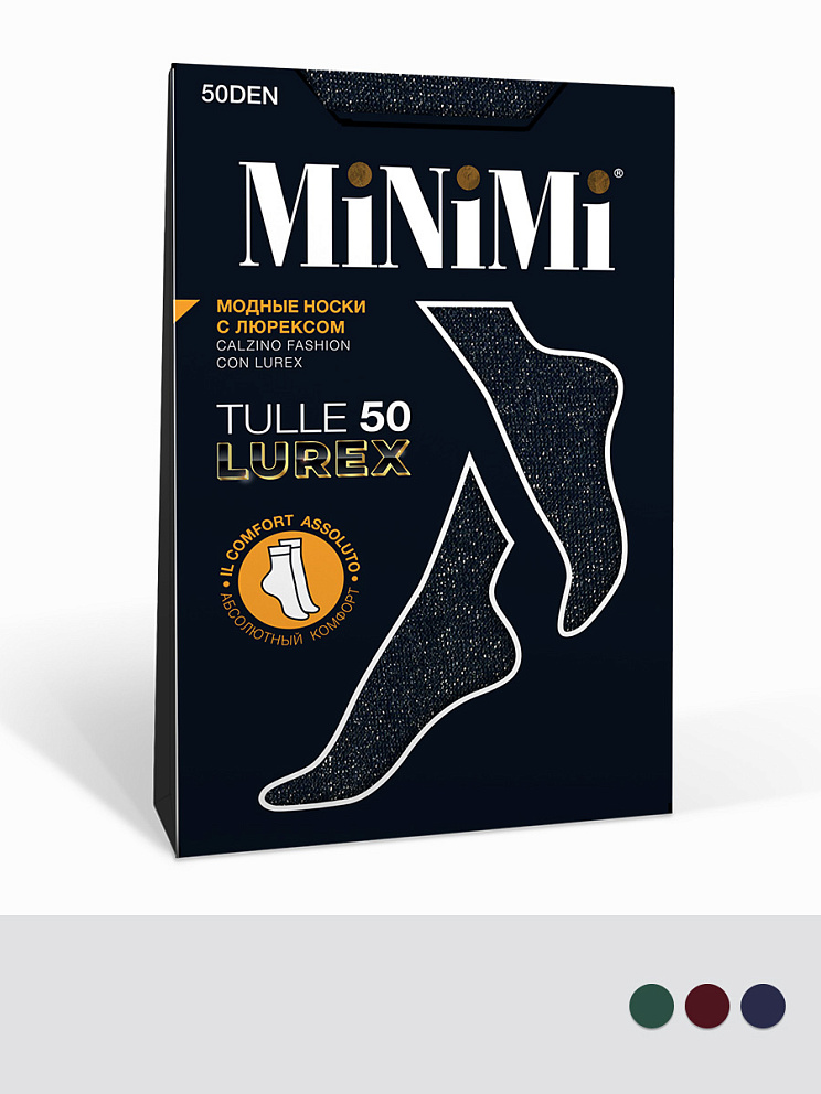 calz. TULLE LUREX 50 носки (люрекс), MINIMI